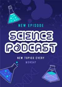 Science Education Podcast Poster