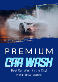 Premium Car Wash Flyer