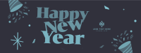 Festive New Year Facebook Cover Image Preview