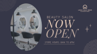 Hair Salon is Open Facebook Event Cover