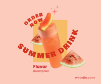 Summer Drink Flavor  Facebook Post