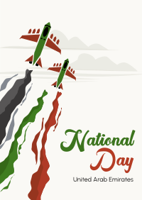 UAE National Day Airshow Poster