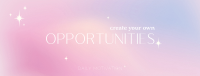 Dream Sparkling Gradient Facebook Cover