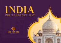 India Freedom Day Postcard