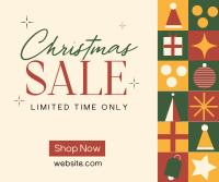 Christmas Holiday Shopping  Sale Facebook Post