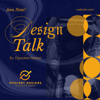 Modern Design Talk Instagram Post Image Preview