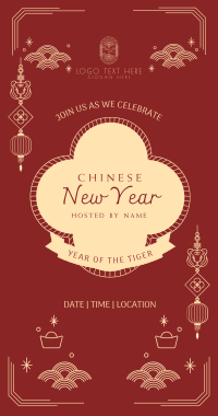 Chinese New Year Party Invitation Image Preview