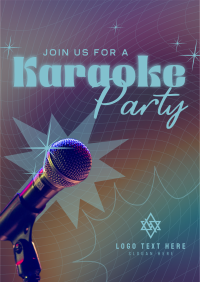 Karaoke Party Poster