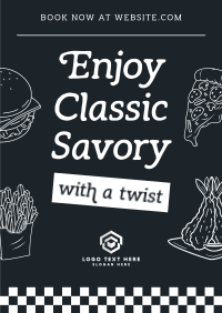 Retro Restaurant Poster