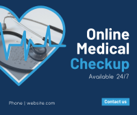 Online Medical Checkup Facebook Post