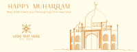 Minimalist Mosque Facebook Cover Image Preview