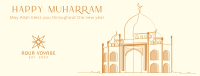 Minimalist Mosque Facebook Cover Image Preview