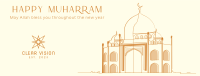 Minimalist Mosque Facebook Cover Image Preview