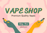 Premium Vapes Postcard