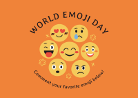 Emoji Postcard example 4