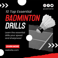 Badminton O’ Clock Linkedin Post