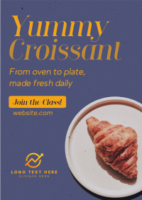 Baked Croissant Flyer