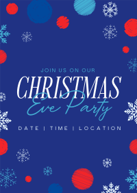 Christmas Eve Party Poster