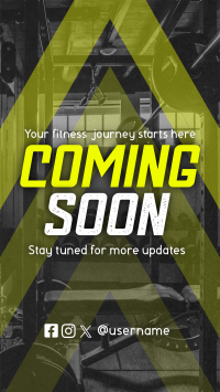 Coming Soon Fitness Gym Teaser TikTok Video