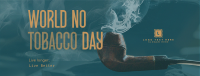 Minimalist No Tobacco Day Facebook Cover