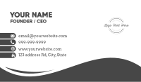 Investor Business Card example 3