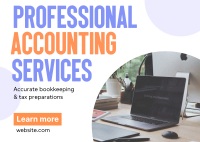 Accounting Service Experts Postcard