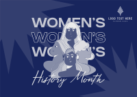 Pretty Women's Month Postcard