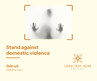 Stand Against Domestic Violence Facebook Post