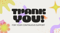 Quirky Thank You Facebook Event Cover