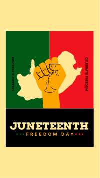 Juneteenth Freedom Celebration Instagram Reel Image Preview