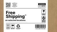 Shipping Label Facebook Event Cover