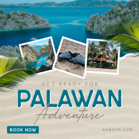 Palawan Adventure Instagram Post Design