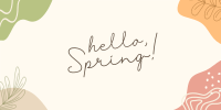 Hey Hello Spring Twitter Post