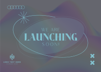 Launching Announcement Postcard