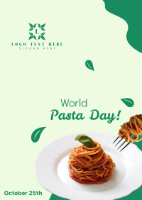 World Pasta Day Greeting Poster