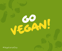 Go Vegan Facebook Post