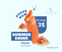 Summer Drink Flavor  Facebook Post