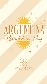 Argentina Revolution Day Instagram Reel Image Preview