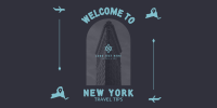 New York Travel  Twitter Post