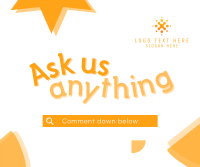 What Would You Like to Ask? Facebook Post