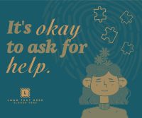 Ask Help Mental Health Facebook Post