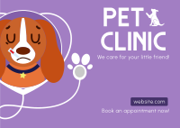 Pet Clinic Postcard