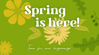 Spring New Beginnings Facebook Event Cover