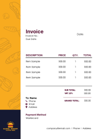 Food Side Invoice Image Preview