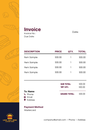 Food Side Invoice Image Preview
