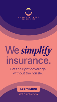 Minimalist Insurance Coverage Instagram Reel