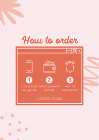 Order Process Tutorial Flyer