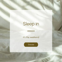 Sleep In Instagram Post Design