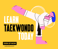 Taekwondo for All Facebook Post