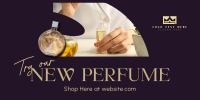 New Perfume Launch Twitter Post